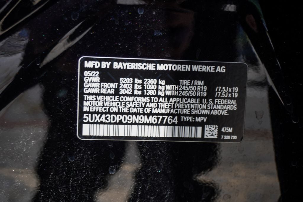 2022 BMW X3 sDrive30i