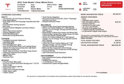 2023 Tesla Model 3 Base