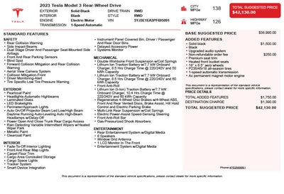 2023 Tesla Model 3 Base