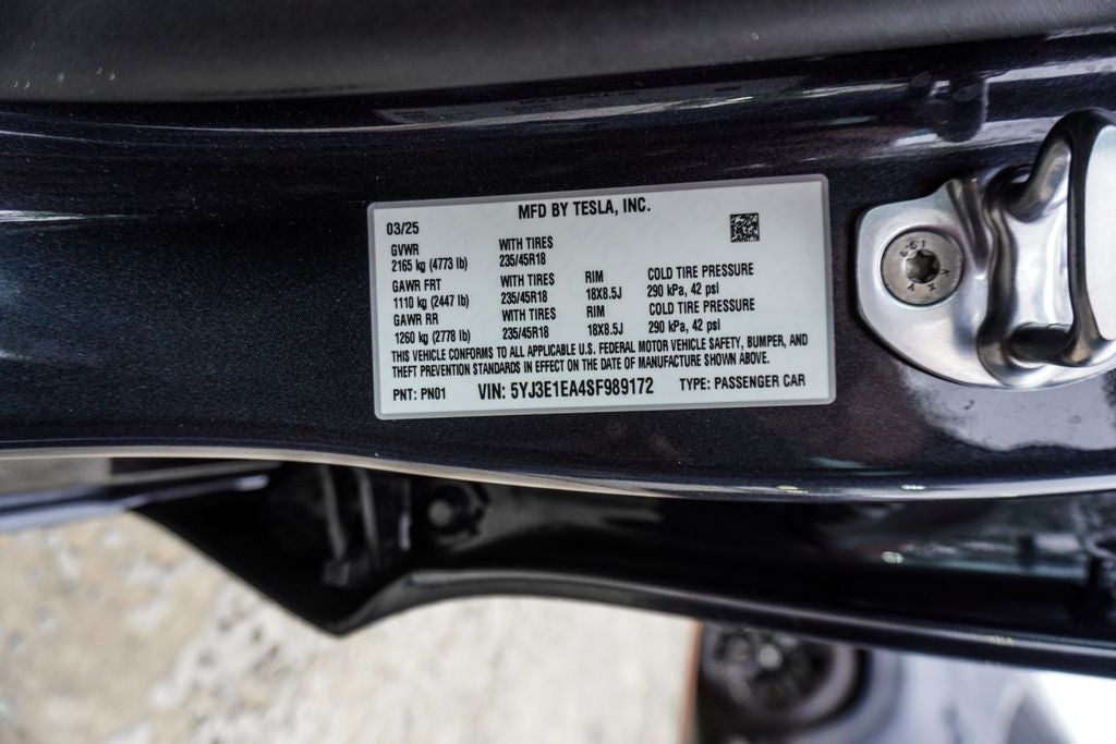 2025 Tesla Model 3 Long Range