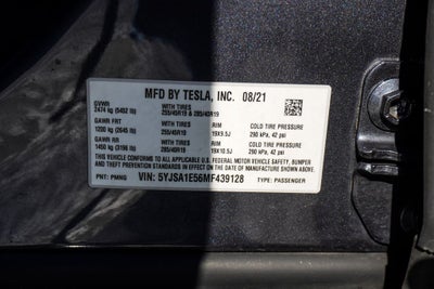 2021 Tesla Model S Long Range