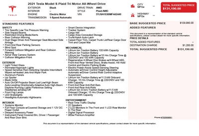 2021 Tesla Model S Plaid