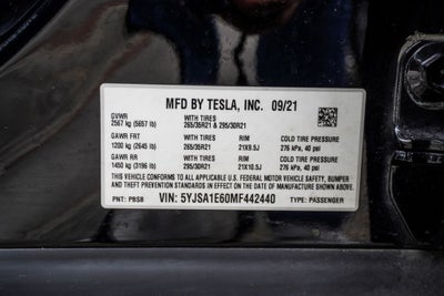 2021 Tesla Model S Plaid