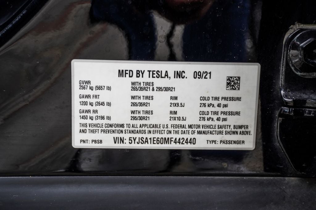 2021 Tesla Model S Plaid