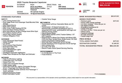 2025 Toyota Sequoia Capstone