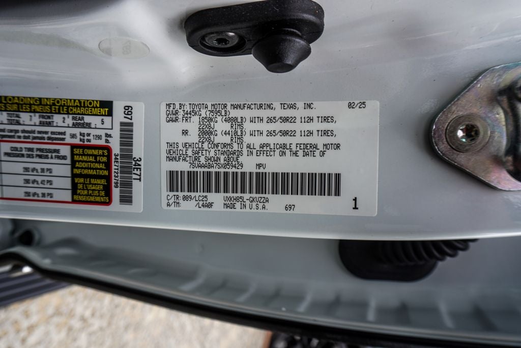2025 Toyota Sequoia Capstone