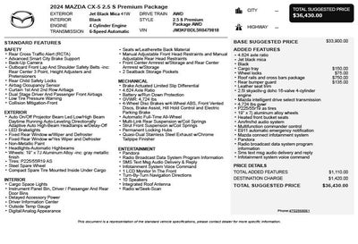 2024 Mazda Mazda CX-5 2.5 S Premium Package