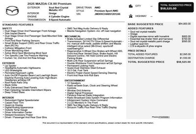 2025 Mazda Mazda CX-90 PHEV Premium