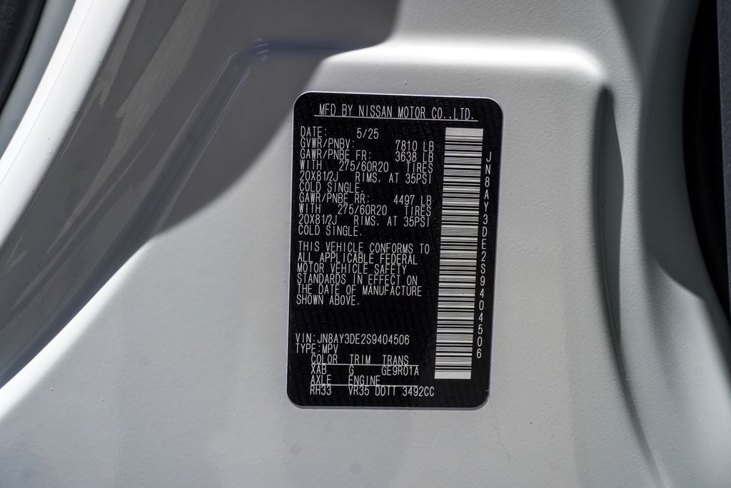 2025 Nissan Armada PRO-4X