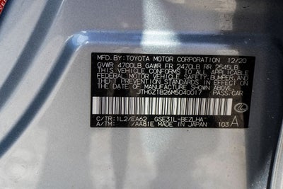 2021 Lexus IS 350 F SPORT