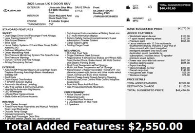 2023 Lexus UX 250h F SPORT Handling