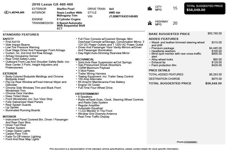 2016 Lexus GX 460