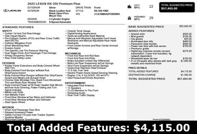 2023 Lexus RX 350 Premium Plus