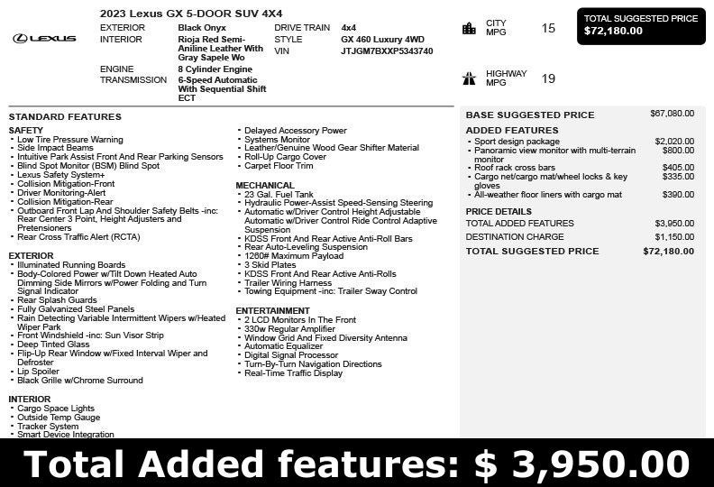 2023 Lexus GX 460 Luxury