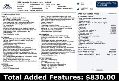 2022 Hyundai Tucson Hybrid Limited