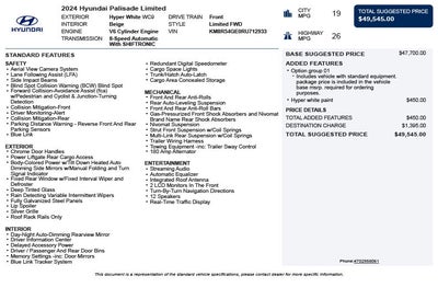 2024 Hyundai Palisade Limited