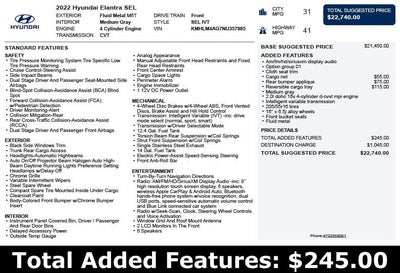 2022 Hyundai Elantra SEL