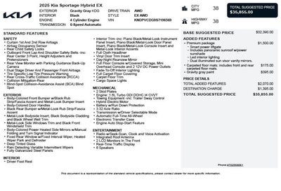 2025 Kia Sportage Hybrid EX