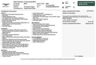 2021 Bentley Continental GT W12