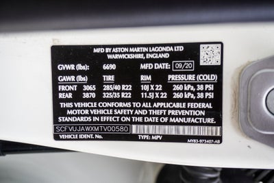 2021 Aston Martin DBX Base