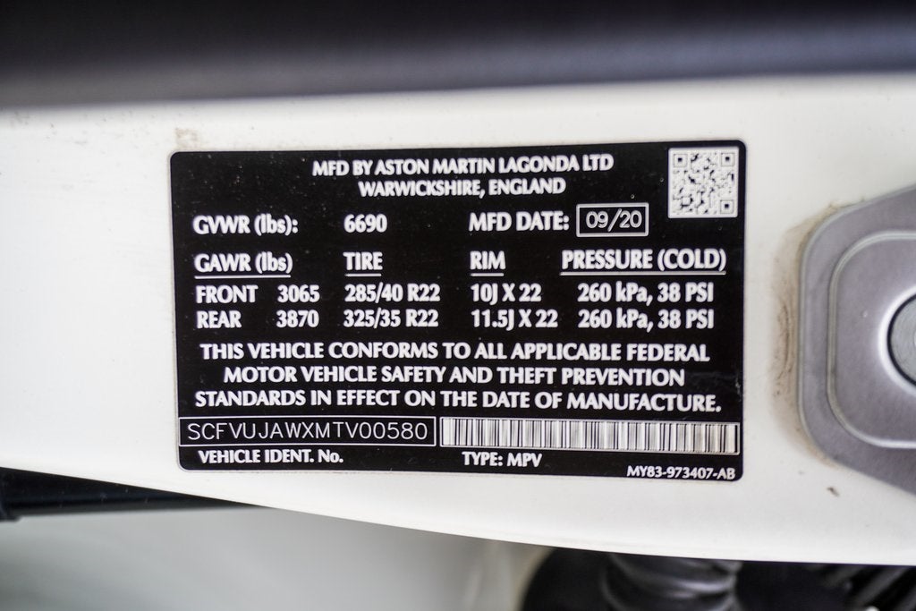 2021 Aston Martin DBX Base