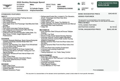 2020 Bentley Bentayga Speed