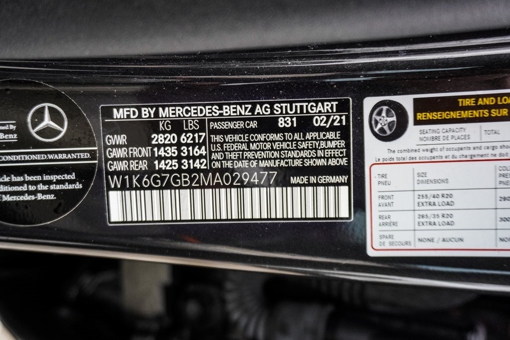 2021 Mercedes-Benz S-Class S 580 4MATIC®