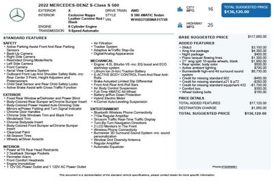 2022 Mercedes-Benz S-Class S 580 4MATIC®