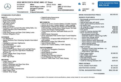 2022 Mercedes-Benz AMG® GT 43 Base 4MATIC®