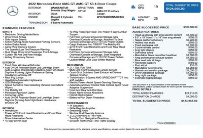 2022 Mercedes-Benz AMG® GT 53 Base 4MATIC®