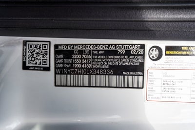 2020 Mercedes-Benz G-Class G 63 AMG® 4MATIC®