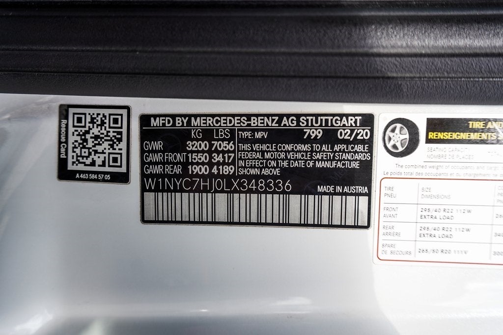 2020 Mercedes-Benz G-Class G 63 AMG® 4MATIC®