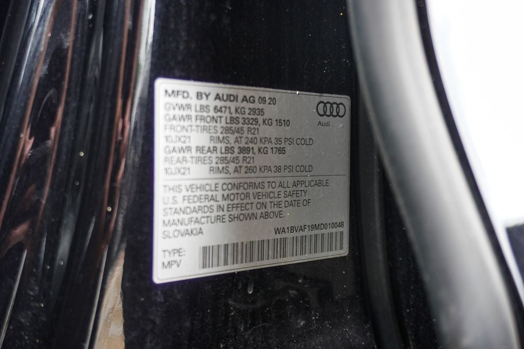 2021 Audi Q8 55 Premium Plus quattro