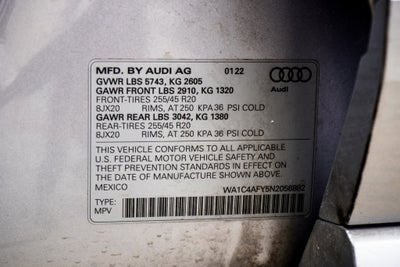 2022 Audi SQ5 Prestige quattro