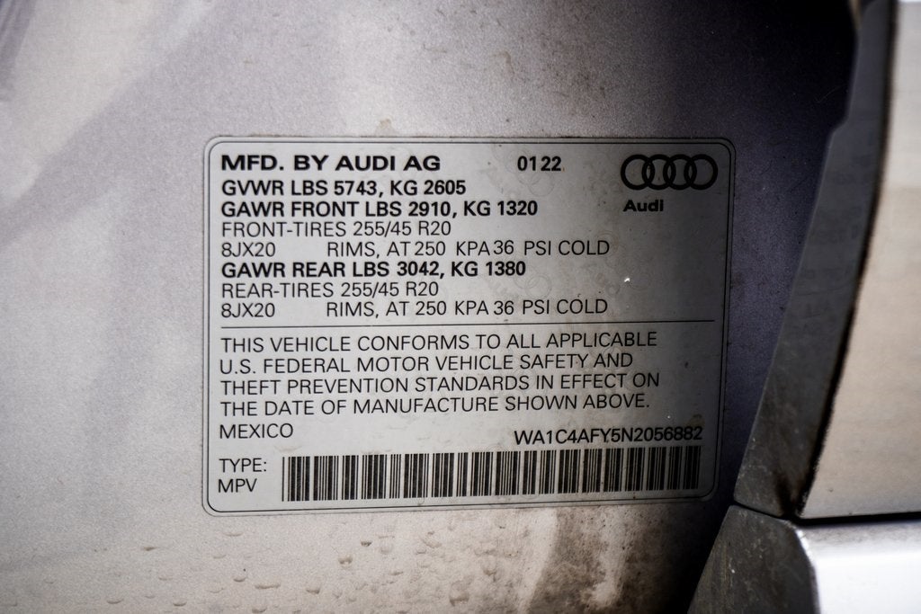 2022 Audi SQ5 Prestige quattro