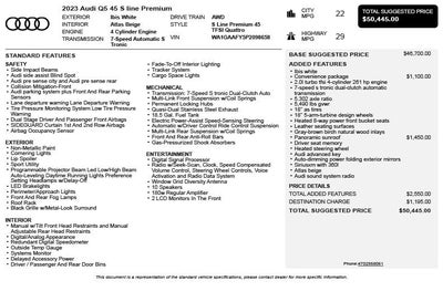 2023 Audi Q5 45 S line Premium quattro