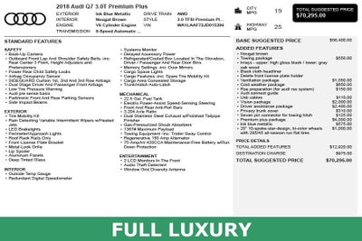 2018 Audi Q7 3.0T Premium Plus quattro