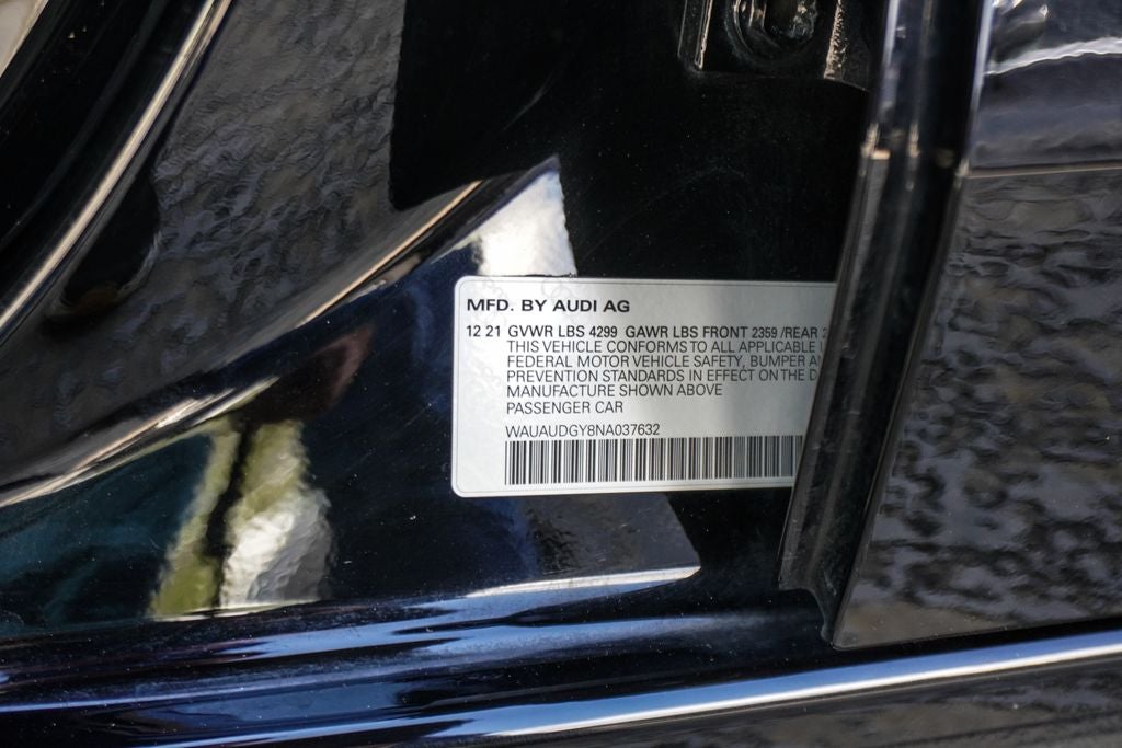 2022 Audi A3 40 Premium FrontTrak
