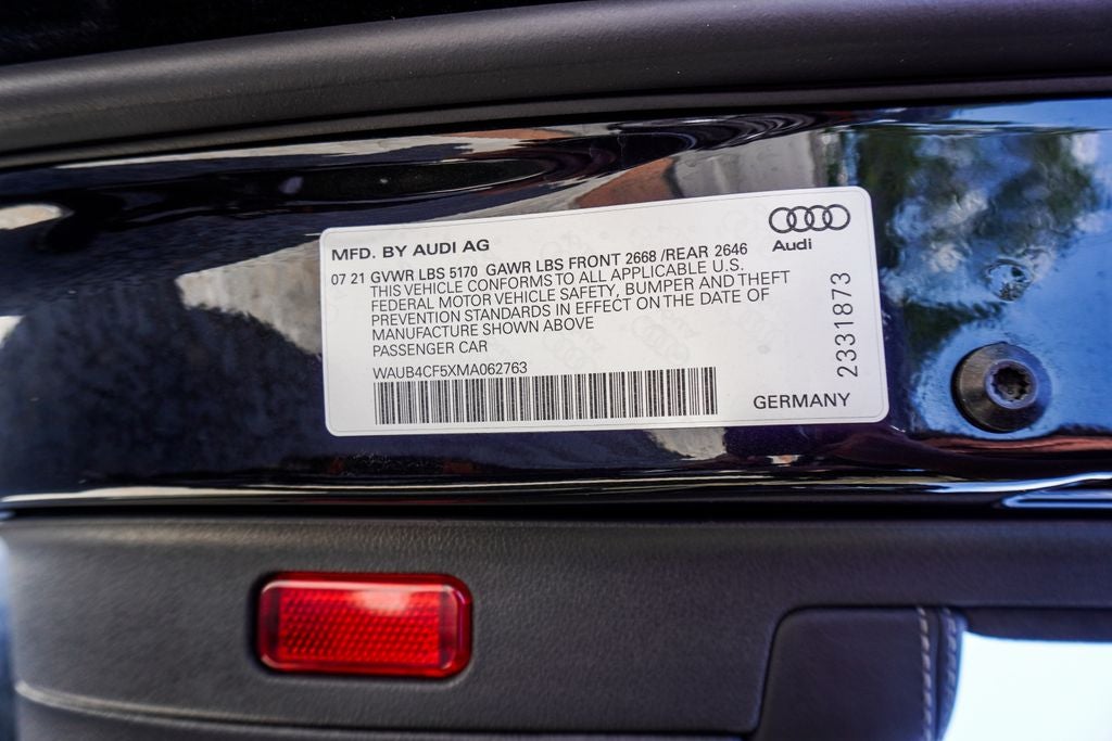 2021 Audi S5 Sportback Prestige quattro
