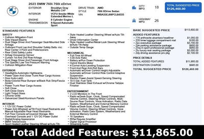 2023 BMW 7 Series 760i xDrive