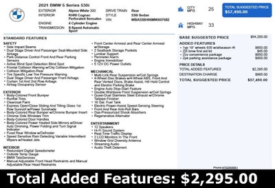 2021 BMW 5 Series 530i