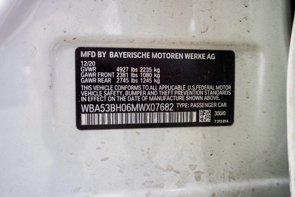 2021 BMW 5 Series 530i