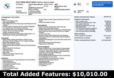 2023 BMW 8 Series M850i xDrive Gran Coupe