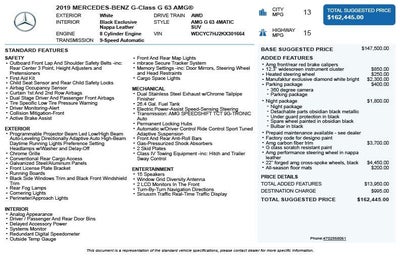 2019 Mercedes-Benz G-Class G 63 AMG® 4MATIC®