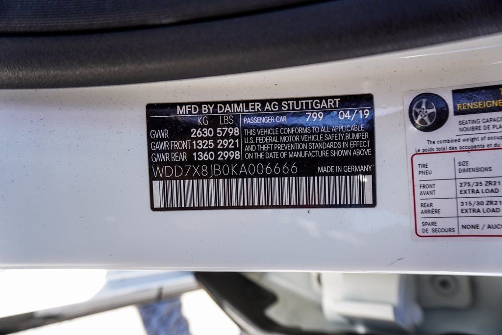 2019 Mercedes-Benz AMG® GT 63 Base 4MATIC®