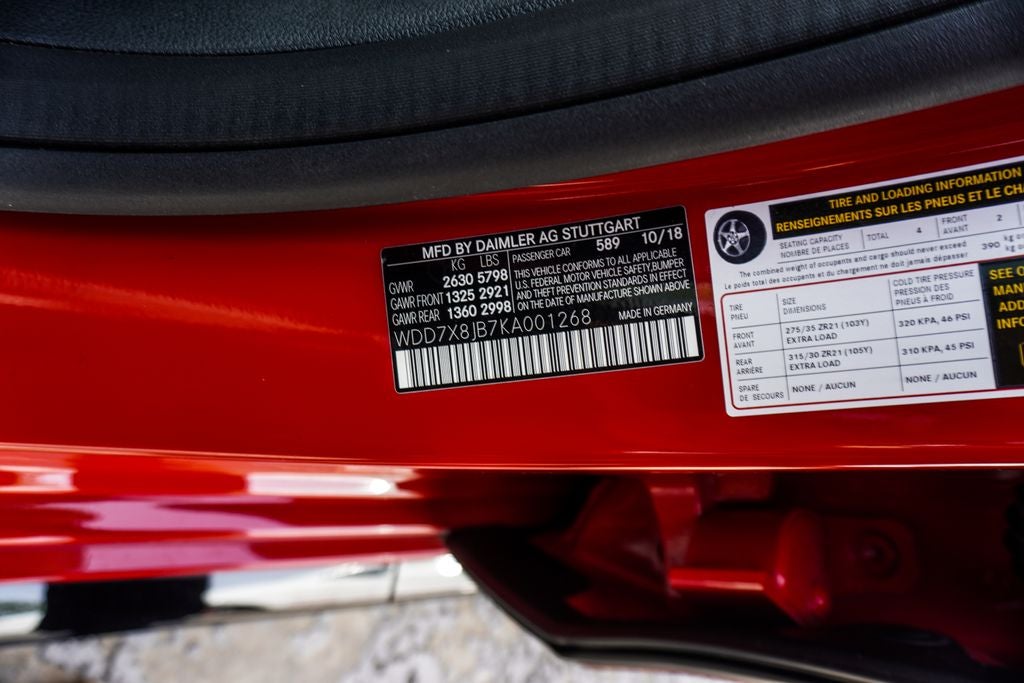 2019 Mercedes-Benz AMG® GT 63 Base 4MATIC®