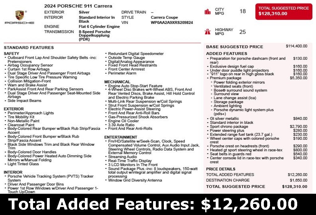 2024 Porsche 911 Carrera