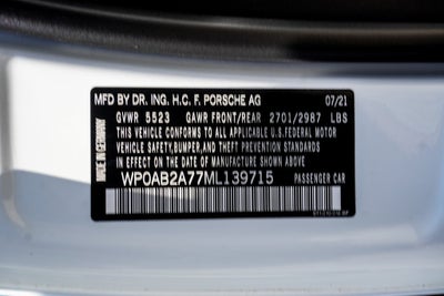 2021 Porsche Panamera 4S