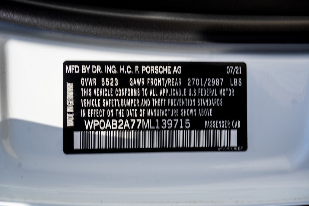 2021 Porsche Panamera 4S