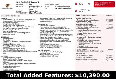 2022 Porsche Taycan Cross Turismo 4